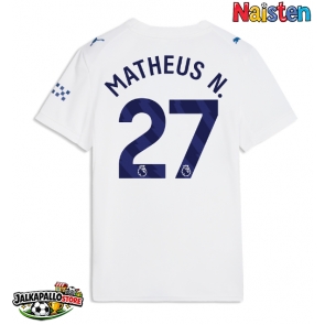 Manchester City Matheus Nunes #27 Kolmaspaita Naisten 2026-27 Lyhythihainen